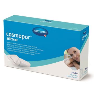 Hartmann Cosmopor Silicone Plasturi autoadezivi 15cm x 8cm 5 bucati