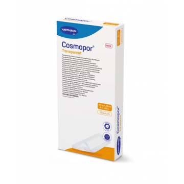 Hartmann Cosmopr Plasture transparent  cu compresa sterila 10 cm x 25 cm 25 bucati