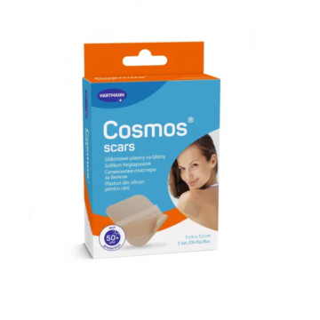 Hartmann Cosmos Scars Plasturi pentru ingrijirea cicatricilor 5 cm x 7,2 cm 5 bucati