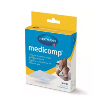Hartmann Medicomp comprese sterile 7,5 x 7,5 cm  5 bucati