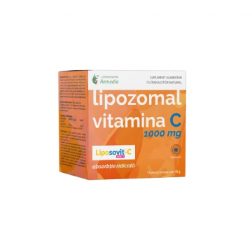 Lipozomal Vitamina C 1000 mg 15 plicuri