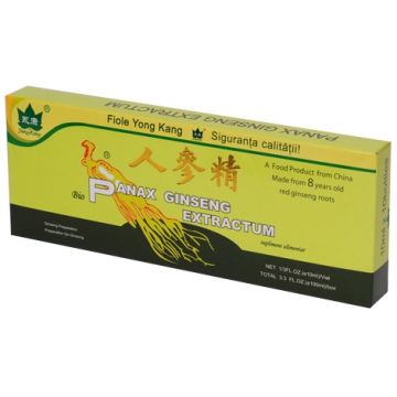 Panax Ginseng extractum 10 fiole