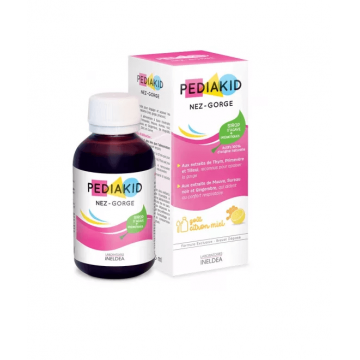 Pediakid Nez - Gorge Sirop de miere si lamaie petru raceala 250 ml