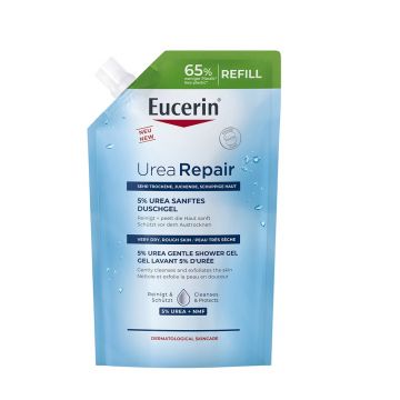 Rezerva gel de dus reparator cu 5% uree, Ureea Repair Eucerin, 400 ml