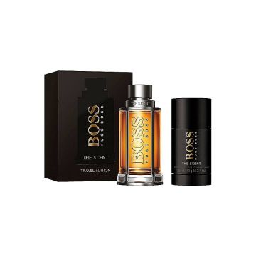Set Cadou Boss The Scent Hugo Boss, Apa de Toaleta, Barbati, 100 ml + Deodorant stick, 75 ml
