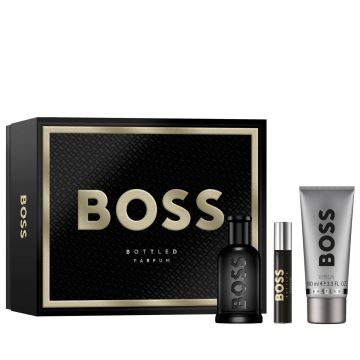 Set cadou Hugo Boss, Boss Bottled, Barbati, Parfum 100 ml + 10 ml si Gel de dus, 100 ml