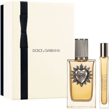 Set Dolce&Gabbana Devotion pour Homme, Apa de Parfum, 100 ml + 10 ml