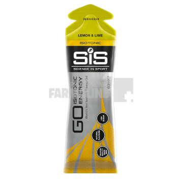 Sis Go Isotonic gel energizant cu aroma de lamaie si lime 60 ml