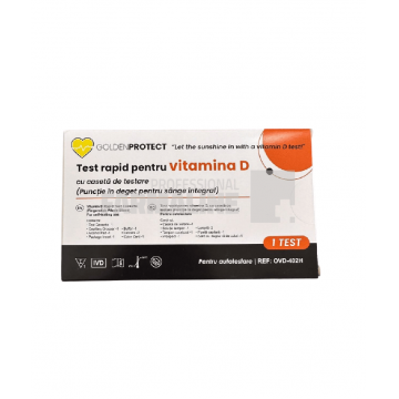Test rapid pentru Vitamina D cu caseta de testare (punctie in deget/sange integral) 1 bucata