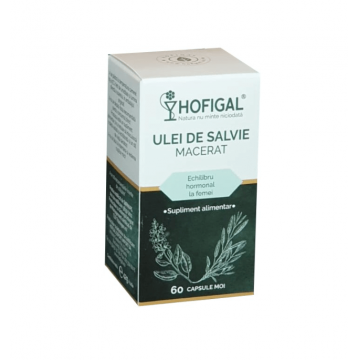 Ulei de salvie macerat 60 capsule moi
