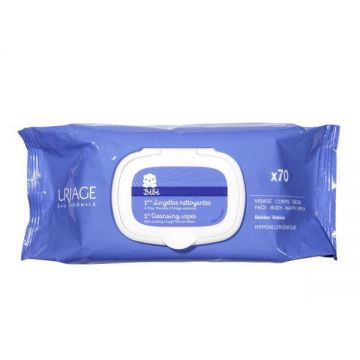 Uriage 1-ER Bebe Servetele de curatare 70 bucati