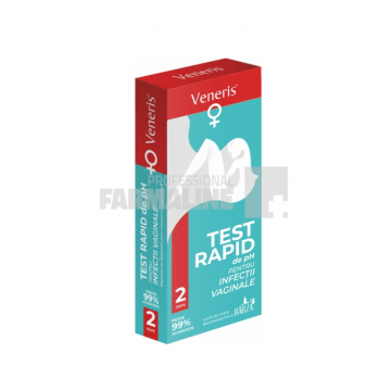 Veneris Test rapid de pH pentru infectii vaginale 2 bucati