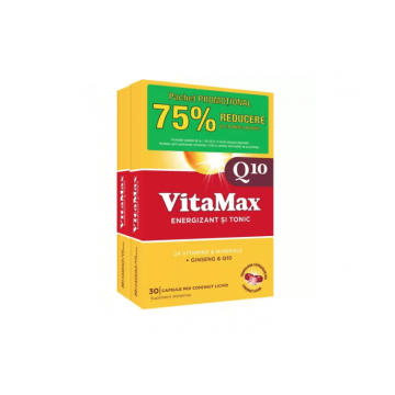 Vitamax Q10 30 capsule moi 1+1 75% din al doilea