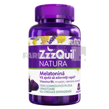 ZzzQuil Natura Melatonina 60 jeleuri