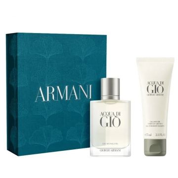 Armani Acqua di Gio for Him, Apa de Toaleta, 50 ml + Gel de dus, 75 ml