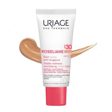 Crema CC anti-roseata cu SPF 30 Roseliane Uriage, 40 ml (Gramaj: 40 ml)