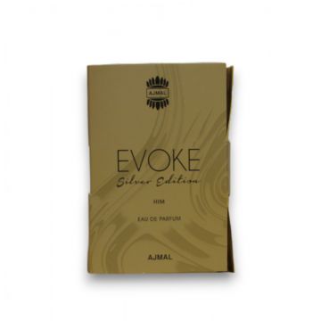 Esantion Ajmal Evoke Silver Him, Apa de Parfum, Barbati 1,5 ml