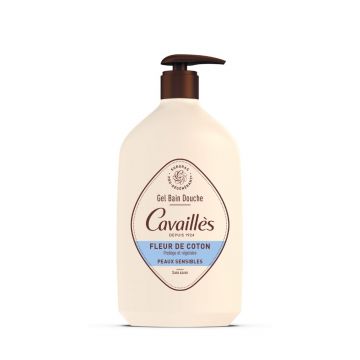 Gel de dus cu flori de bumbac Roge Cavailles, 1000 ml (Gramaj: 1000 ml)