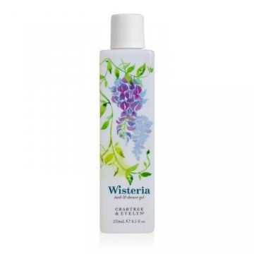Gel de dus purifiant pentru toate tipurile de piele, Crabtree & Evelyn, Wisteria, Cleansing, 250 ml