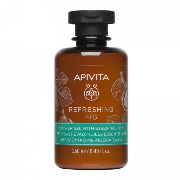 Gel de dus racoritor cu smochine Apivita, 250 ml