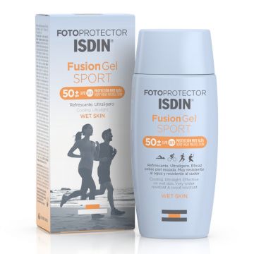 Gel de protectie solara pentru corp cu SPF 50 Isdin Fusion Gel Sport, 100 ml