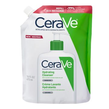 Gel de spalare hidratant Cerave pentru piele normal-uscata (Concentratie: Gel de curatare, Gramaj: 473 ml Rezerva)