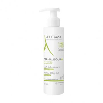 Gel spumant anti-iritatii Dermalibour+Cica, 200 ml, Aderma (Concentratie: Gel de dus, Gramaj: 200 ml)