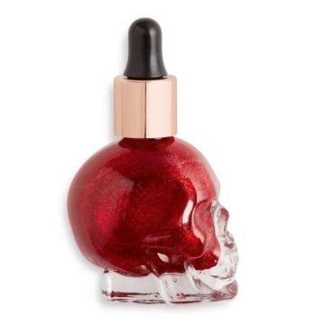 Iluminator lichid Makeup Revolution, Skull Edition, Liquid Highlighter, 13 ml (Culoare produse: Creature Blood of My Enemies)