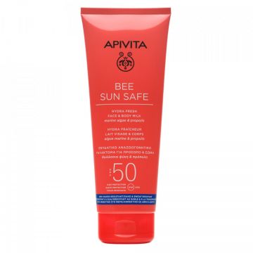 Lapte protectie solara corp si ten SPF50 Apivita Bee Sun Safe, 200 ml