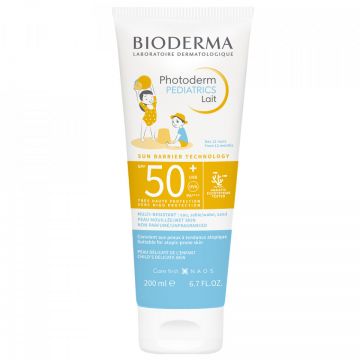 Lapte protectie solara pentru copii Bioderma Pediatrics, SPF 50+, 200 ml