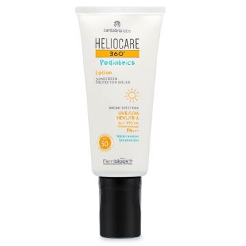 Lotiune de protectie solara cu SPF 50 pentru copii Heliocare 360 Pediatrics Cantabria Labs, 200 ml