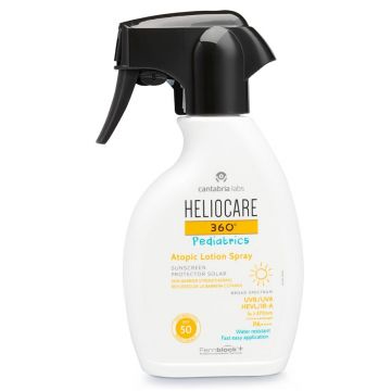Lotiune spray de protectie solara cu SPF 50 pentru copii Heliocare 360 Pediatrics Cantabria Labs, 250 ml