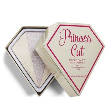 Makeup Revolution, Iluminator I Heart Revolution Triple Baked (Gramaj: 10 g, Concentratie: Iluminator, Culoare produse: Princess Cut)