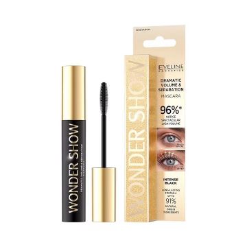 Mascara, Eveline Cosmetics, Wonder Show Dramatic, volum si separare, 7 ml