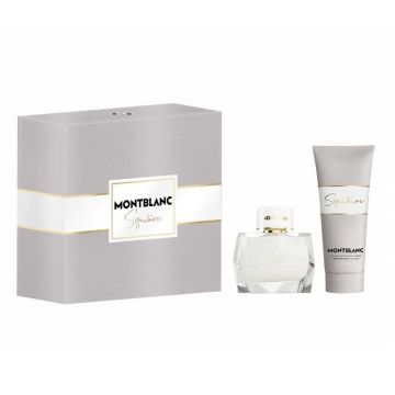 Mont Blanc Signature, Apa de Parfum, Femei, 50 ml + Lotiune de corp, 100 ml