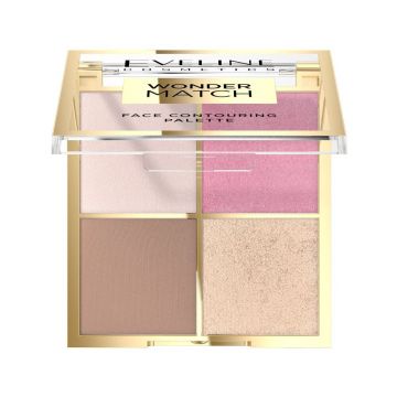 Paleta de conturare a fetei Eveline Wonder Match, 10.8 g (Culoare produse: 01)
