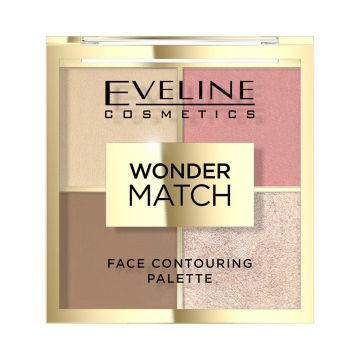 Paleta de conturare a fetei Eveline Wonder Match, 10.8 g (Culoare produse: 02)