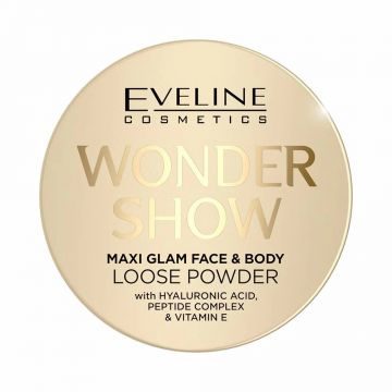 Pudra Iluminatoare Eveline Cosmetics, Wonder Show Maxi Glam pentru Fata si Corp