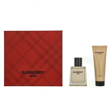Set cadou Burberry Hero, Barbati, Apa de toaleta (Continut set: 50 ml Apa de Toaleta + 75 ml Gel de dus)