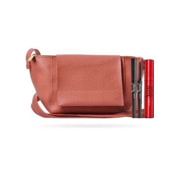 Set cadou Creion rezistent la apă Vamp! Eye Pencil, Extra Black, 1.5 ml + Mascara Vamp! Sexy Lashes, 001 Black, 12 ml + Makeup Bag