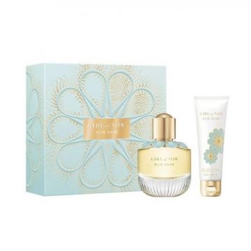Set cadou Elie Saab Girl of Now Apa de Parfum 50 ml + Lotiune de corp, 75 ml