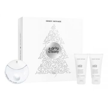 Set cadou Issey Miyake A Drop D Issey (Gramaj: 50 ml Apa de parfum + 2 x 50 ml crema de maini)