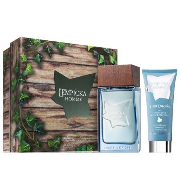 Set cadou Lolita Lempicka Homme, Apa de Toaleta, 100 ml + After-Shave Gel, 75 ml