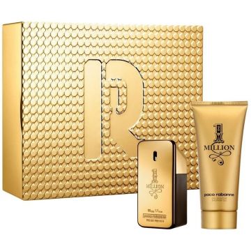 Set Cadou Paco Rabanne 1 Million Apa de Toaleta Barbati, 50 ml + Gel de dus, 100 ml