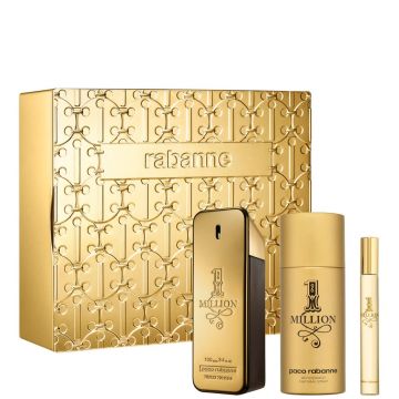 Set cadou Set Cadou Paco Rabanne 1 Million, Barbati, Apa de Toaleta, 100 ml + Deodorant spray 150 ml + mini Apa de Parfum, 10 ml