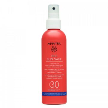 Spray protectie solara corp si ten SPF30 Bee Sun Safe Apivita, 200 ml