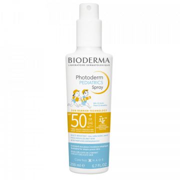 Spray protectie solara pentru copii Bioderma Pediatrics, SPF 50+, 200 ml