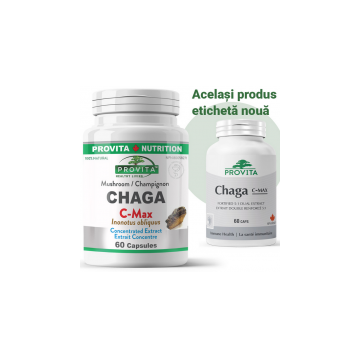 Chaga C-Max Extract concentrat 60cps PROVITA