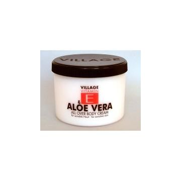 Crema de corp cu aloe vera si vitamina e 500ml VILLAGE COSMETICS