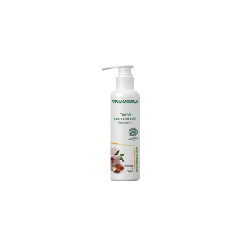 Crema demachianta cu migdale si argint 145ml VIVA NATURA